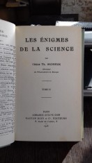 LES ENIGMES DE LA SCIENCE - TH. MOREUX VOL. 2 (ENIGMELE STIINTEI) foto