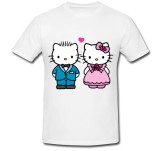 Tricou &quot; Hello Kitty marriage &quot;