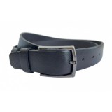 Curea barbati, casual, eleganta, din piele naturala, Negru - CK12N, Lucianis style