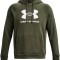 Hanorac Bărbați Under Armour UA Rival Fleece Logo &ndash; Verde Army, Original, Nou