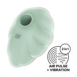 Vibrator Clitoridian Air Pulse + Vibratii Cloud Dancer, Verde