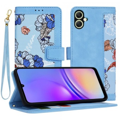 Husa pentru Samsung Galaxy A05 A055, Techsuit, FlipCraft, Bleu foto