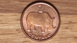 Mozambic / Mozambique - moneda de colectie - 1 centavo 2006 - Rinocer - aUNC/UNC, Africa
