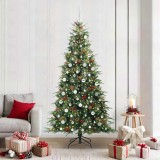 vidaXL Brad de Crăciun artificial cu ramuri articulare Verde 210 cm 3397437