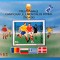 TIMBRE ROM&Acirc;NIA L.P.1235-C.M. de Fotbal Italia -preliminarii -colita nedant: MNH