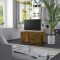 Gossi comoda tv, stejar fumuriu, 80x34x36 cm, lemn prelucrat