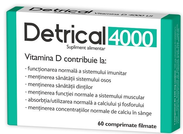 DETRICAL D3 4000IU 60CPR