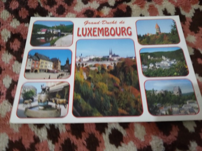 CARTE POSTALA -LUXEMBOURG CIRCULATA
