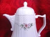 CAFETIERA CEAINIC PORTELAN SCHIRNDING BAVARIA CU DECOR FLORAL 25 CM