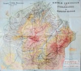 TOURING CLUBUL ROMANIEI , SECTIA ALPINA , BRASOV , HARTA TURISTICA POSTAVARUL SI PIATRA MARE , SCARA 1 : 30.000, 1933
