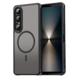 Husa Sony Xperia 1 VII Asteroid GSM HaloFrost II MagSafe, negru