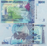 Uganda 2 000 2000 Shillings 2019 UNC