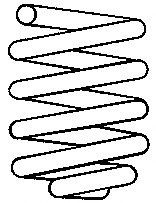 Arc spiral SKODA OCTAVIA I (1U2) (1996 - 2010) SACHS 997 459