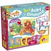 Joc potrivire 3 in 1 - Taramul dinozaurilor PlayLearn Toys, LISCIANI