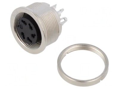 Conector M16 Soclu Mamă 5-Pin 6A 150V IP40 foto