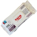 Cumpara ieftin Servetele Umede Safir cu Otet si Bicarbonat, 100 buc - Curatare universala suprafete, fara chimicale