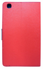 Husa tip carte Mercury Goospery Fancy Diary rosu + bleumarin pentru Samsung Galaxy Tab 3 8.0 (SM-T310, SM-T311, SM-T315) foto