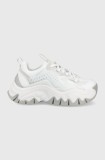 Buffalo sneakers culoarea alb