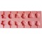Forma silicon 12 cavitati, Diverse modele, Acadele din ciocolata sau Acadele din zahar, Roz, 25.2 x 10.2 cm, TopBazar