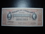 MEXIC CHIHUAHUA 20 PESOS 1915 UNC