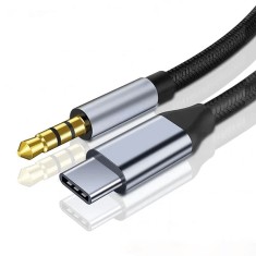 USB C - cablu adaptor AUX 3.5mm foto