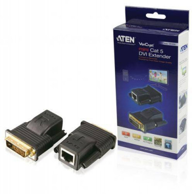 Adaptor prelungitor DVI prin UTP pana la 20m Aten foto