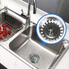 Sita Chiuveta Inox 79.3mm cu Garnitura Cauciuc - Filtru Universal Chiuvete Bucatarie, Cada - Antifundare, Montare Usoara