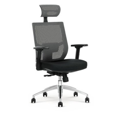 Scaun directorial mesh HM Admiral gri foto