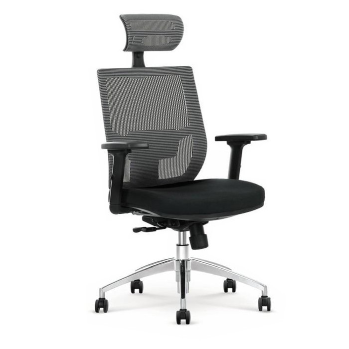 Scaun directorial mesh HM Admiral gri