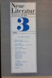Neue Literatur. Zeitschrift des Schriftstellerverbandes der Sozialistischen Republik Rum&auml;niens. 20. Jg., Heft 3, 1969