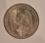 Germany, Germania, 5 MArk 1970, KM#127, argint, foarte buna, comemorativa, Europa