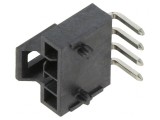 Adaptor HDR Nano-Fit, 4 Circuite, Negru