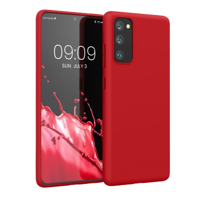Husa Kwmobile pentru Samsung Galaxy S20 FE, Rosu, Silicon, 53604.208 foto