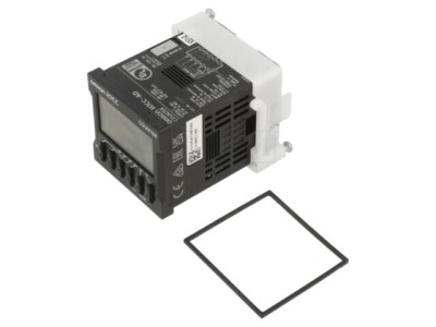 Contor electronic LCD impulsuri OMRON 12-48V SPDT pe panou 45x45mm foto