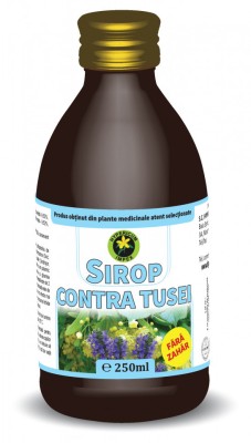 Sirop natural contra tusei cu indulcitor hyper stevia 250ml hypericum foto