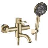 Baterie pentru cada Rea Lungo Stripe Gold Brush