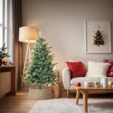 VidaXL Guler pentru Pomul de Crăciun Maro 75 x 75 x 25 cm 42020169