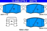 ATE 13.0460-5779.2 set placute frana,frana disc