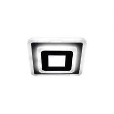 Lustra LED Patrata, 14W, Alb, Acril, 4000K