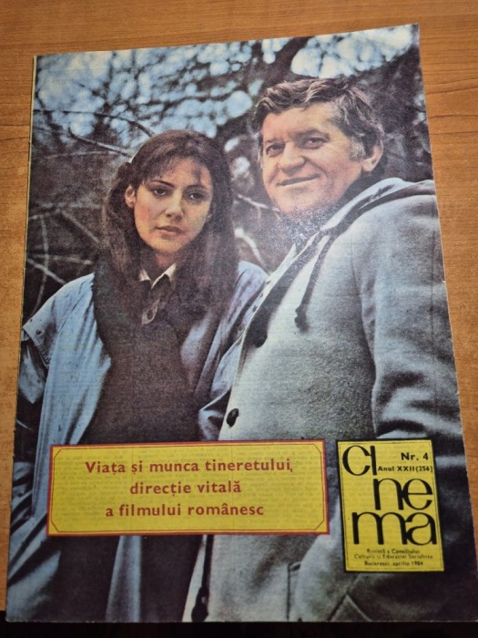 cinema aprilie 1984-elisabeta bostan,florin calinescu,florin zamfirescu,g.visu