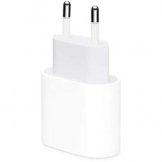 Incarcator retea MHJE3ZM/A, USB Type C, compatibil cu Apple Iphone 11/12/13/14, 20W, Alb, Retail Box