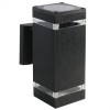 LAMPA PERETE SOCLU E27 IP44 - NEGRU, V-TAC