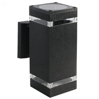 LAMPA PERETE SOCLU E27 IP44 - NEGRU foto
