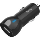 Incarcator auto Hama 201635, USB-A, 12W, Negru