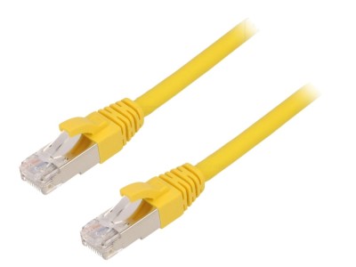 Patch Cord ETHERLINE Cat.6a S/FTP LSZH Galben foto