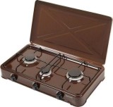 Cumpara ieftin Aragaz 3 arzatoare, 1,9kw, 63x36 cm, Maro , aprindere manuala NURGAZ
