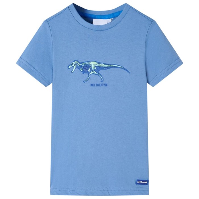 Tricou pentru copii, albastru mediu, 116