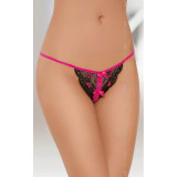 Chilot Tanga de Culoare Negru/Pink