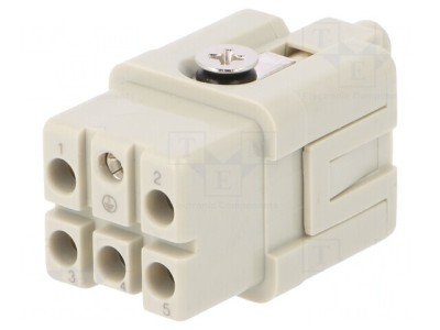 Conector HDC Mamă HQ 6 PIN 5 PE Dimensiune 1 Fără Contacte foto