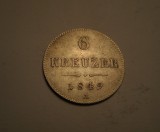 6 Kreuzer 1849 A Piesa Frumoasa, Europa